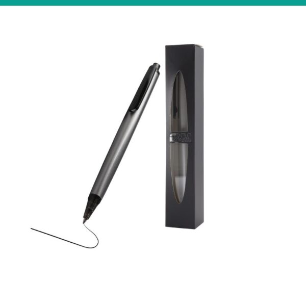 Caneta de gel 0.5 Preto/ Metal M&G