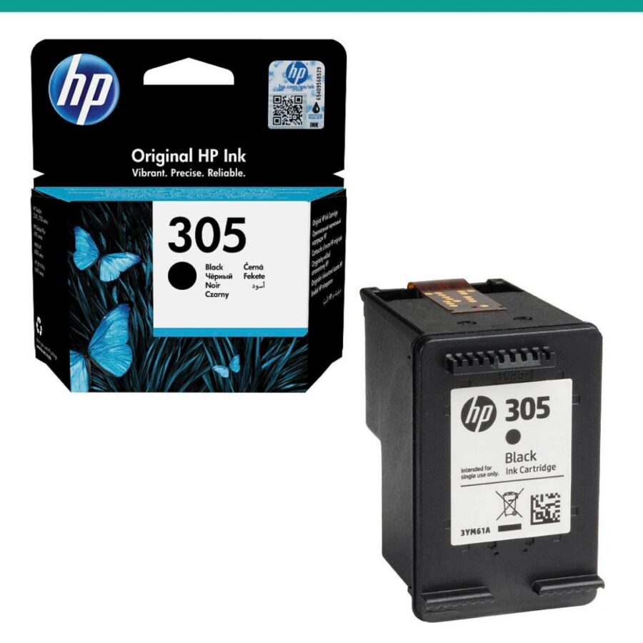 Tinteiro HP 305 Preto 3YM61AE HP 2720