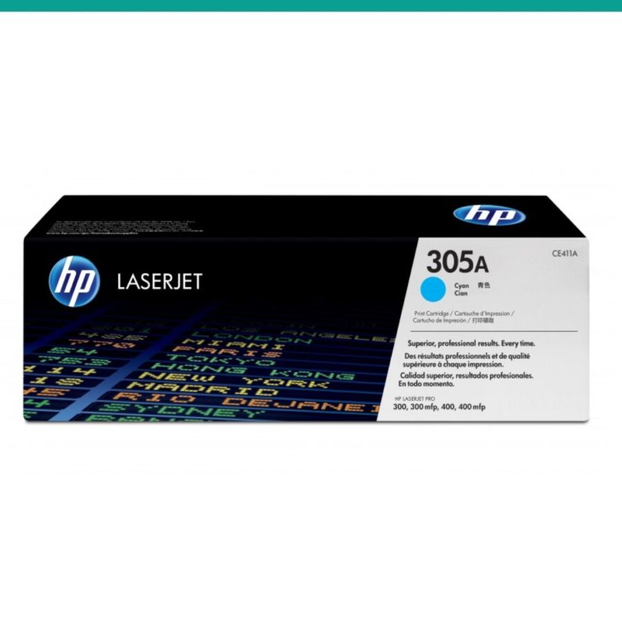 Toner HP CE411A Ciano LaserJet 300 400 Series