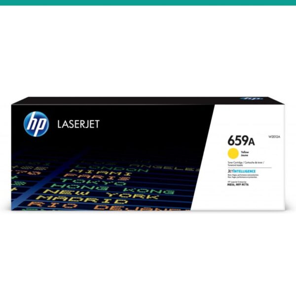 Toner HP W2012A 659A Amarelo MFP M856 M776