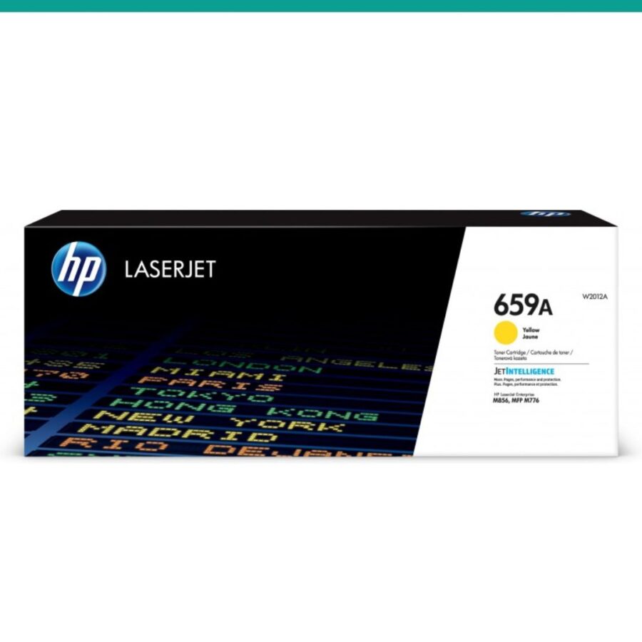 Toner HP W2012A 659A Amarelo MFP M856 M776