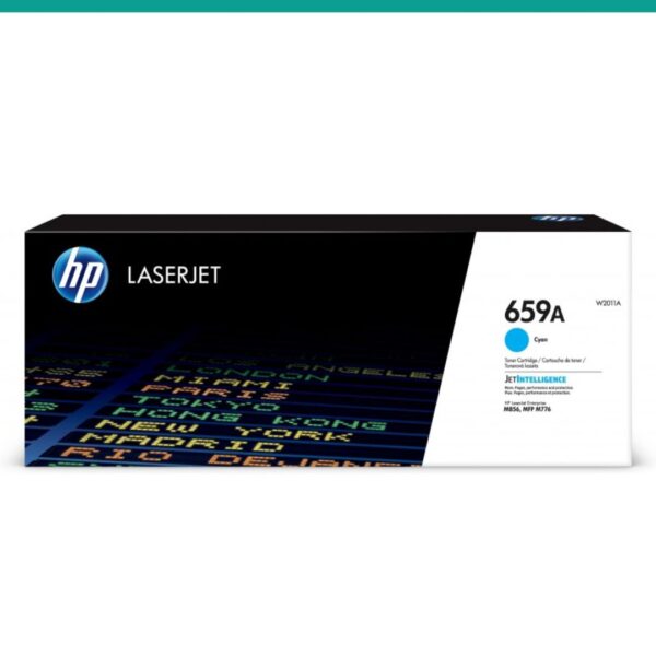 Toner HP W2011A 659A Ciano MFP M856 M776