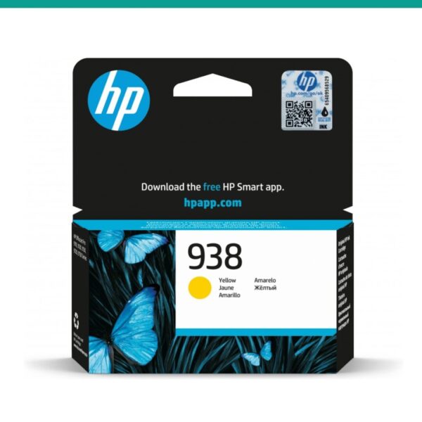 Tinteiro HP 938 Amarelo 4S6X7PE HP 97XX