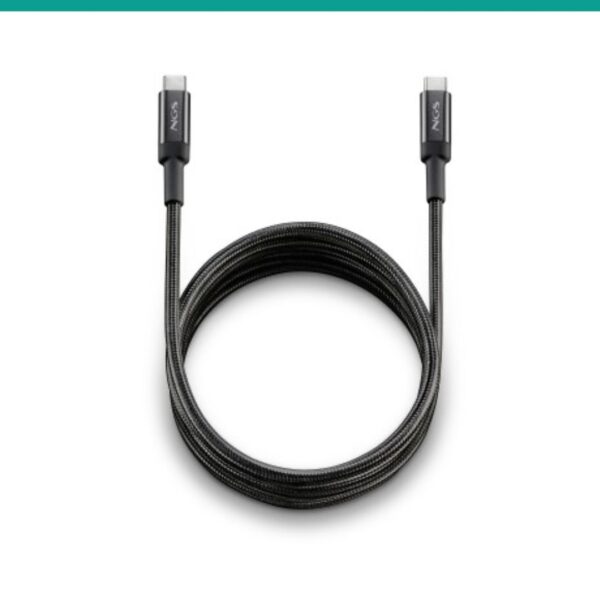 CABO USB-C (M) 2M PARA USB-C (M) NGS KNOT 100W