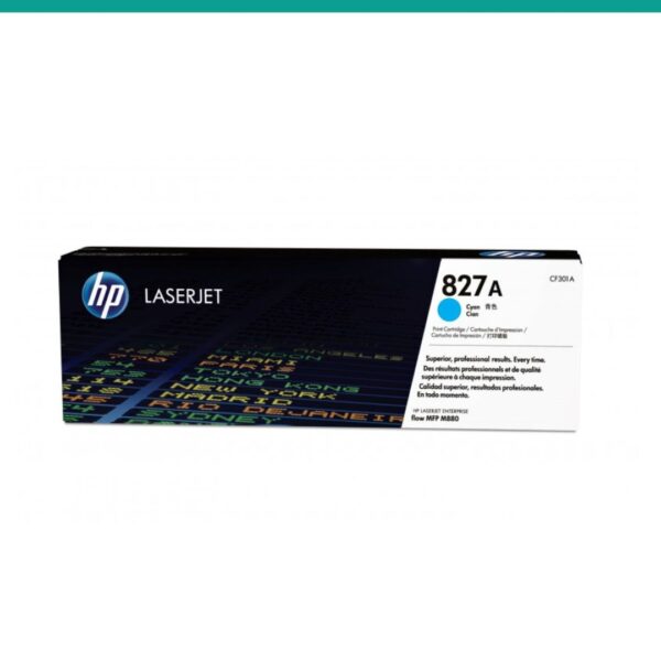 Toner HP 827A CF301A Cyan M880