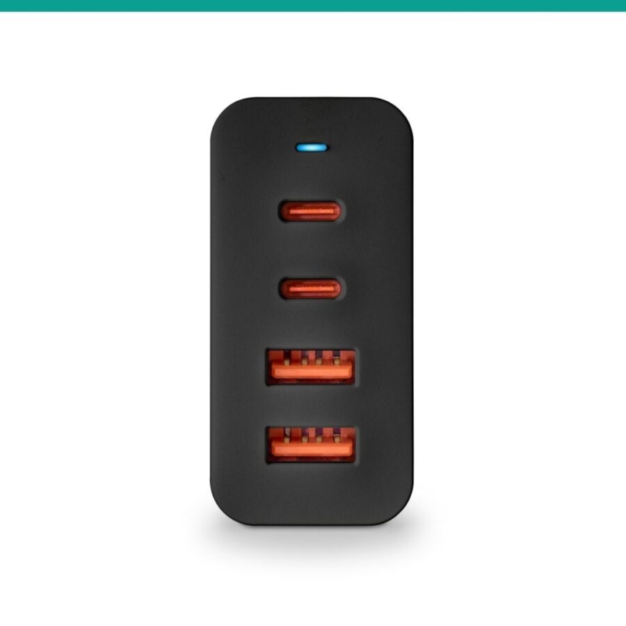 CARREGADOR NGS BUD100W 2USB-C/2USB-A PORT/TAB/SMARTPHONE