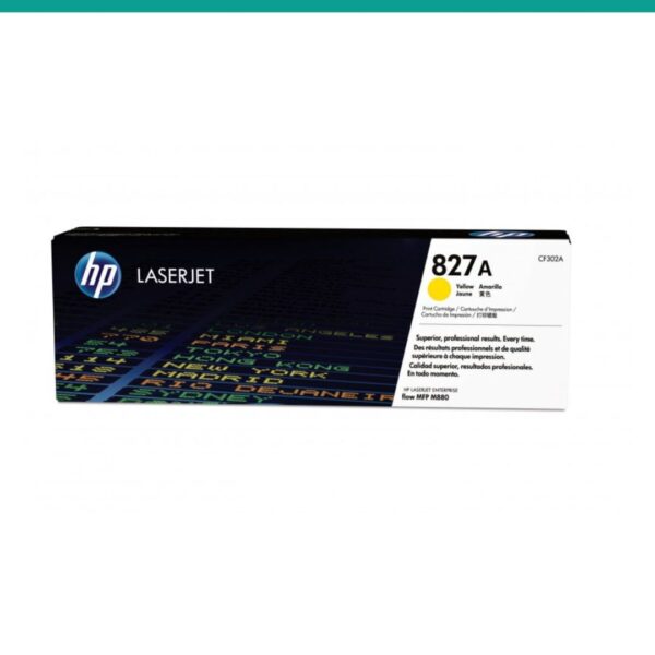 Toner HP 827A CF302A Amarelo M880