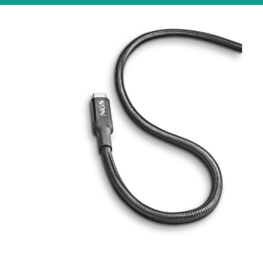 CABO USB-C (M) 2M PARA USB-C (M) NGS KNOT 100W