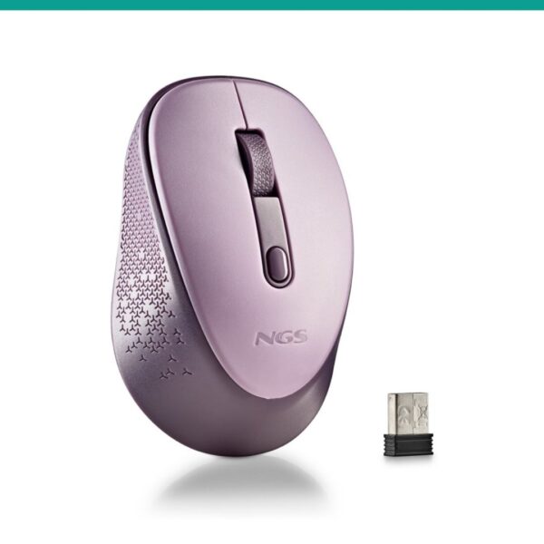 MOUSE NGS DEW SILENT WIRELESS 2.4GHZ LILÁS