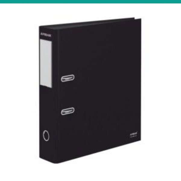 PASTA LARGA PARA ARQUIVOS AMBAR - PRETA