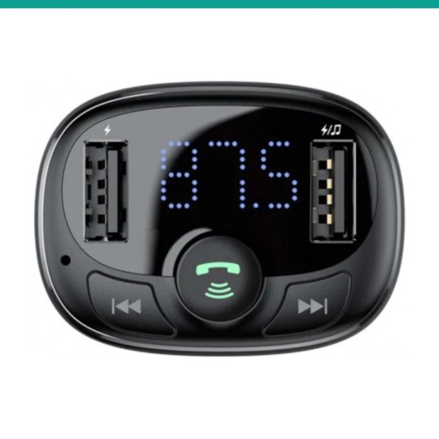 TRANSMISSOR BASEUS S-09A BT FM 2XUSB P/CARRO