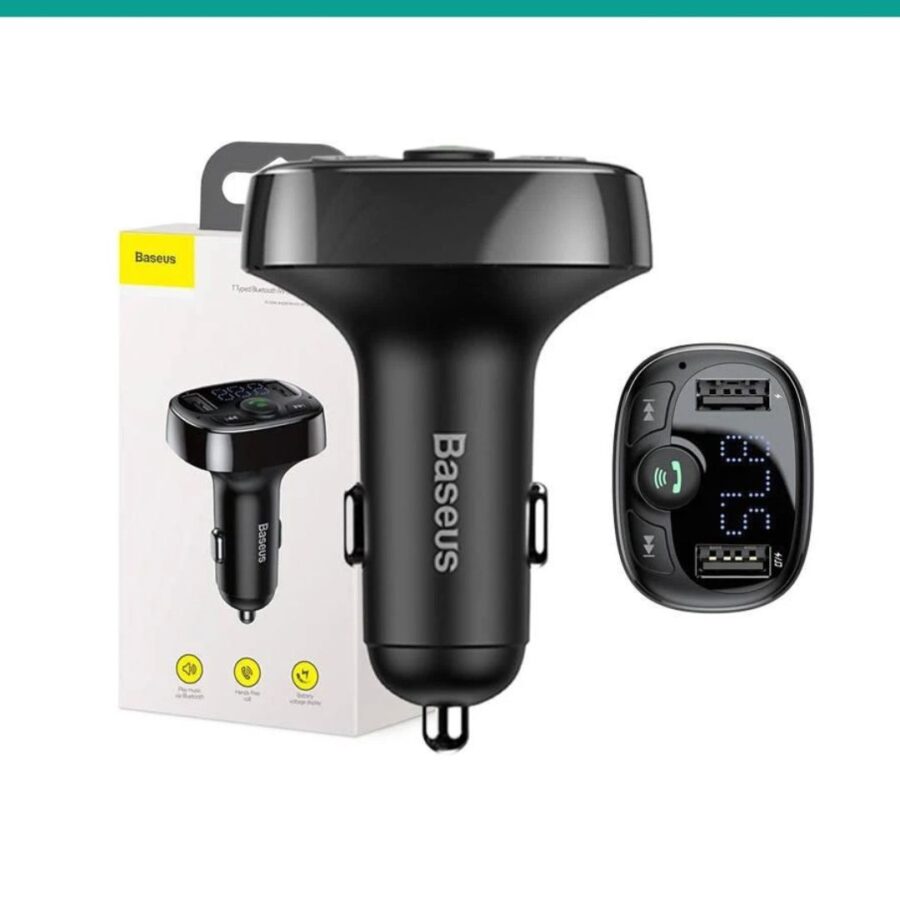 TRANSMISSOR BASEUS S-09A BT FM 2XUSB P/CARRO