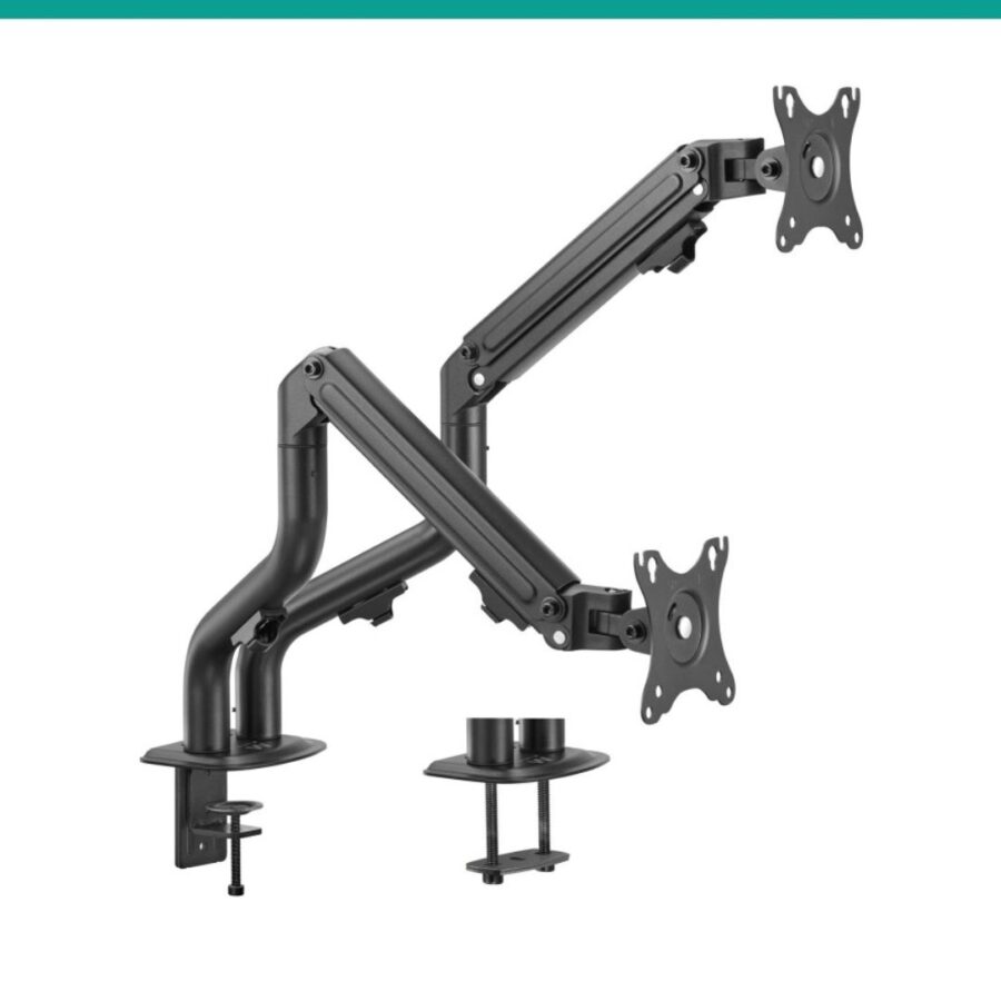 SUPORTE EWENT P/ 2 MONITORES ATÉ 34'/9KG MOLA MECÂNICA