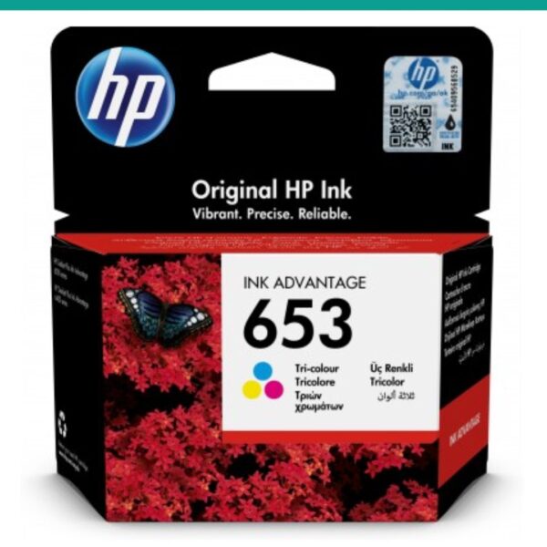 Tinteiro HP 653 Tricolor