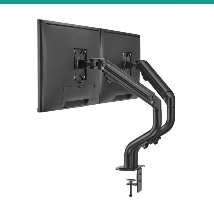 SUPORTE EWENT P/ 2 MONITORES ATÉ 34'/9KG MOLA MECÂNICA